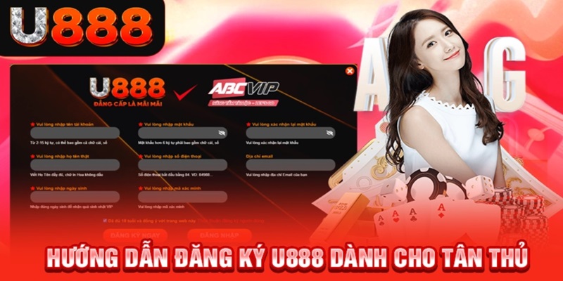 Lưu ý khi đăng ký U888